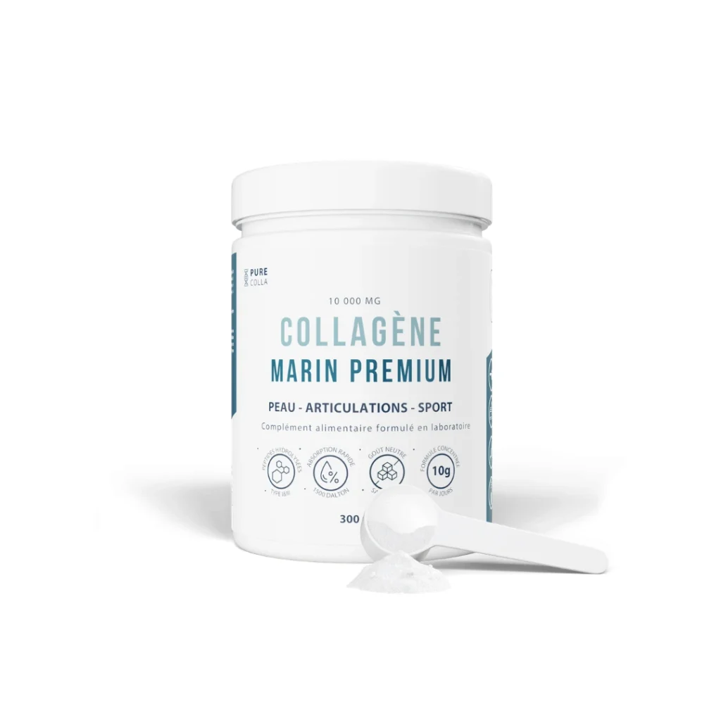 Le collagène de type 2 : est-ce vraiment utile ? Collagène marin hydrolysé en poudre - 300G - Premium